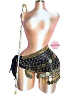 حزام رقص سكرّة (ذهبي) (حياكة يدوية أصيلة)