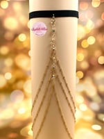 ربطة فخذ أنيقة (لون ذهبي)