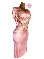 بدلة رقص شرقي نانسي مميز (بمبي مع ذهبي)