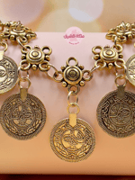 خلخال الفنانة هند رستم مميز (لون ذهبي)