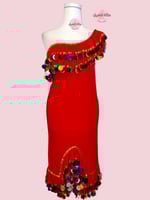 بدلة رقص ملكة الاسكندرية (أحمر)