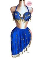 بدلة رقص الملكة سنيوره (أزرق)