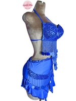 بدلة رقص بسبوية (أزرق)