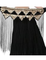 حزام رقص دناديش الهرم (أسود مع ذهبي) (حياكة يدوية...