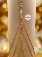 ربطة فخذ أنيقة (لون ذهبي)