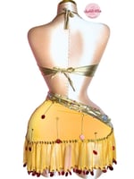 بدلة رقص ملكة الشقاوة (ذهبي)