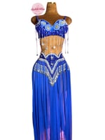 بدلة رقص الملكة كاراميلا (أزرق)