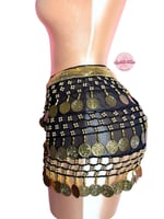 حزام رقص سكرّة (ذهبي) (حياكة يدوية أصيلة)