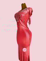 بدلة رقص شرقي نانسي مميز (احمر)