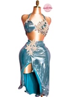 بدلة رقص الملكة ميرميلا (تركواز)