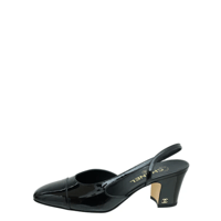 Shiny black low