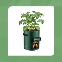 أكياس نمو النباتات 7 جالون مع مقابض (50 قطعة) | مت...