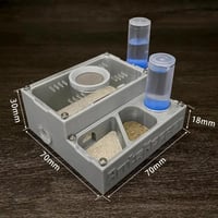 مزرعة نمل أساسية مع وحدة تغذية مياه – عش نمل تعليم...