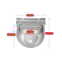 وعاء سقي أوتوماتيكي من الفولاذ المقاوم للصدأ للماش...