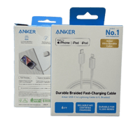 كابل Anker باللون الأبيض USB-C الى Lightning بطول...