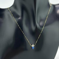 عقد ذهب ناعم على شكل قلب ( 0.5 جرام - عيار 18 - NE...