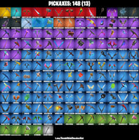 حساب ايبيك يحتوي على 213 سكن+148 بيكاكس+178 رقصه +...