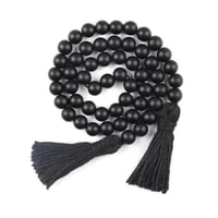 مسبحة خشب ديكور لون اسود 18999 وسط