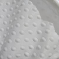 سلة موسى (خيزران رمادي ) مع قماش حبوب الرمان