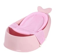 حوض استحمام بالحمالة الذكية وردي