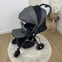 عربية أطفال ثنائية الاتجاه بقماش مربعات – راحة وتح...