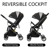 عربية أطفال ثنائية الاتجاه بقماش مربعات – راحة وتح...