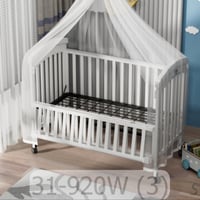 سرير خشب بثلاث مستويات للمرتبة