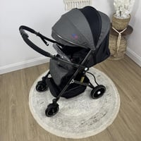 عربية أطفال ثنائية الاتجاه بقماش مربعات – راحة وتح...