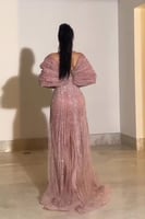 فستان سواريه ملكي بتطريز فاخر