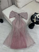 فستان سواريه ملكي بتطريز فاخر