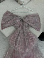 فستان سواريه ملكي بتطريز فاخر