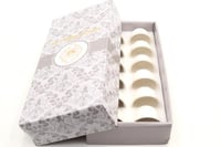 طقم فناجين قهوة بورسلين أبيض – 12 قطعة