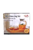 مجموعة إبريق زجاجي مكونة من 3 قطع – أناقة عملية لك...