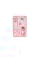 مجموعة أكسسوارات حمام بورسلان فاخرة – لمسة راقية ل...