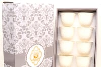 طقم فناجين قهوة بورسلين أبيض – 12 قطعة