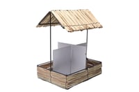 مجموعة مشروبك الصيفي الأنيقة – حامل أكواب مع أربع...