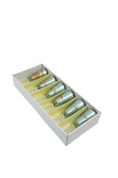 طقم كاسات عصير زجاج أنيقة – 6 حبات