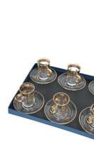 طقم بيالة شاهي مع الصحن