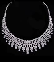 مجموعة مجوهرات زفاف جديدة مكونة من 4 قطع من الزركو...