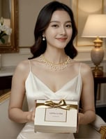 شوكر / قلاده قصيره من اللؤلؤ الطبيعي \ LG 224