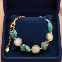 مجموعة من أساور اللؤلؤ الطبيعي / GB1066