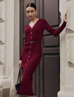 فستان ميدي من مجموعة Cryptographic للخريف والشتاء...