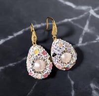 خاتم مميز وراقي مصنوع من اللؤلؤ الطبيعي