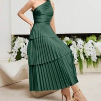 فستان أنيق بكتف واحد