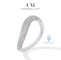 خاتم Charming كلاسيكي مرصع بألماسات المويسانيتي