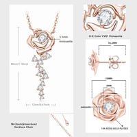 طقم ألماس ( حلق و سلسال ) CM 0014
