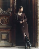 فستان ميدي من مجموعة Cryptographic للخريف والشتاء...