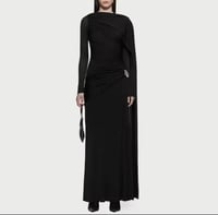 فستان أنيق وبسيط من القماش العالي التمدد( ستريتش ق...