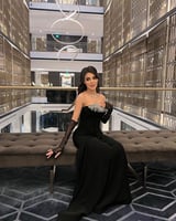 فستان اسلين 099