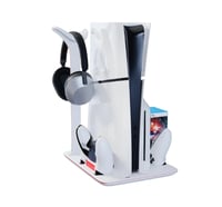 بلايستيشن 5 سليم سي دي + شاشة العاب مقاس 27 بوصة 1...